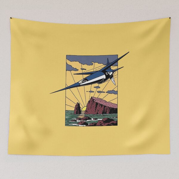 Item preview, Swordfish SX1 With Panel Background (From The Secret Of The Swordfish (Le Secret De L'Espadon)) designed and sold by california-112.
