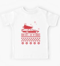 Burn dust. Eat my rubber. Kids T-Shirt
