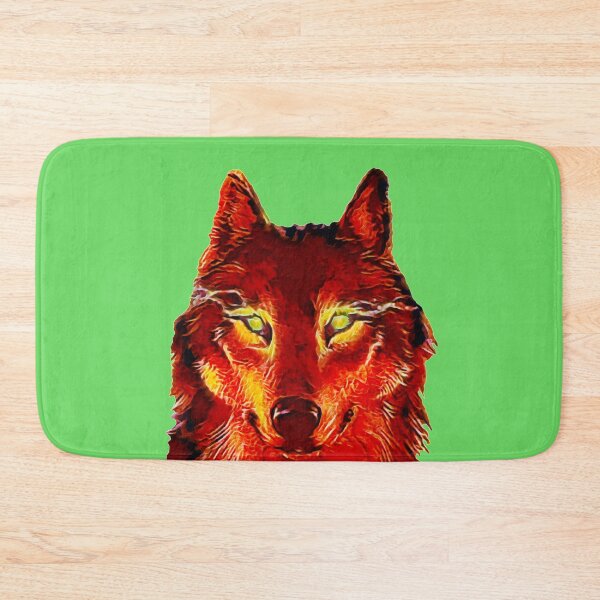 Item preview, Wolf with green shining eyes designed and sold by helenkaiy.