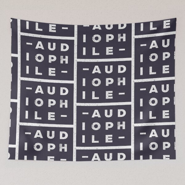 Item preview, Audiophile Logo (distressed design) designed and sold by siggyspatsky.