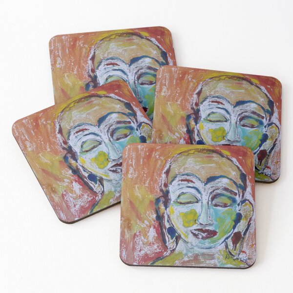 Item preview, Happy Thoughts, love and compassion Buddha impression designed and sold by Renate van Nijen.