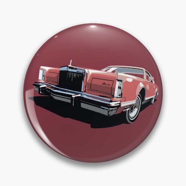 Item preview, 1970s Lincoln Continental in red designed and sold by candc-retro.