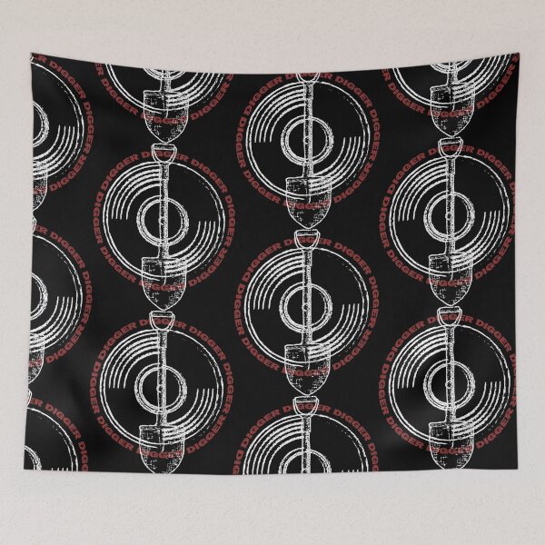 Item preview, Vinyl Digger (distressed design) designed and sold by siggyspatsky.