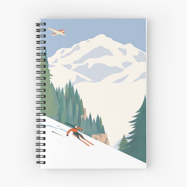 Item preview, Illustration Collection | St. Moritz Ski Mountain designed and sold by Menlosophy.