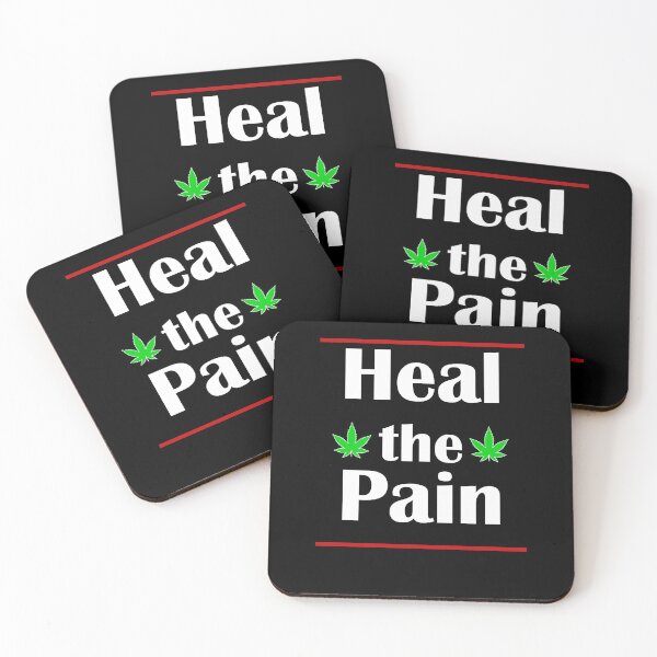 Item preview, HEAL the PAIN (Weed) designed and sold by Jannis12.