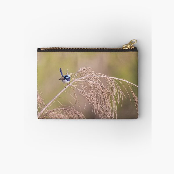Item preview, Male Blue Wren on Old Casuarina branch designed and sold by Bruce Reardon.