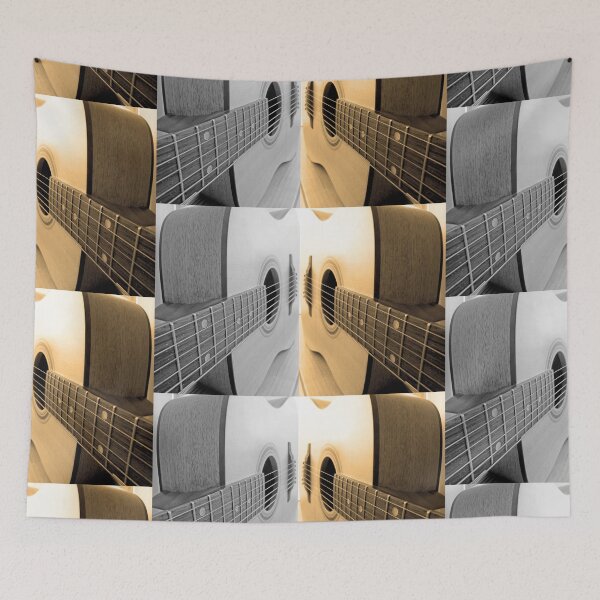 Item preview, Acoustic Guitars Sideways Reflection designed and sold by VicEllisArt.