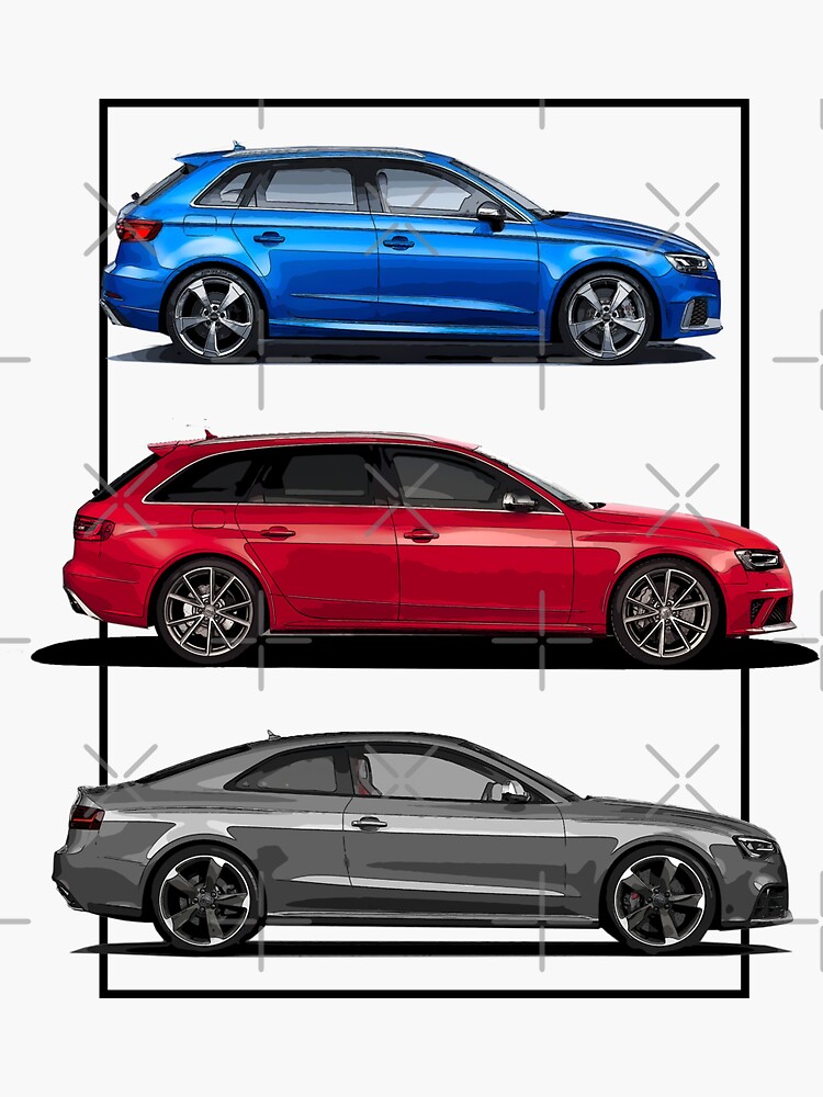 Audi RS3' Sticker