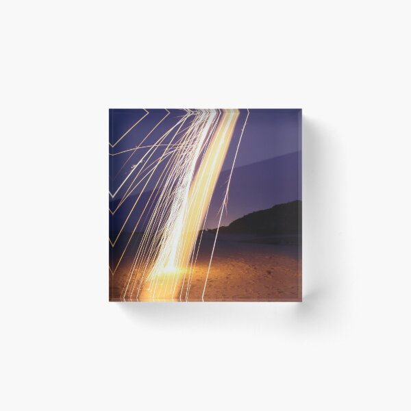 Fire Spinning no.7 Acrylic Block