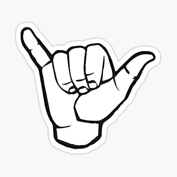 Handshape Arwork Sticker