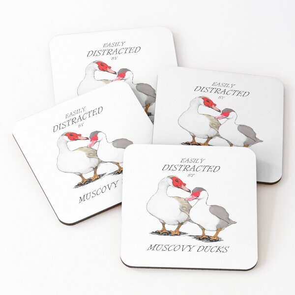 Item preview, Easily Distracted by Muscovy Ducks designed and sold by NinGaui.