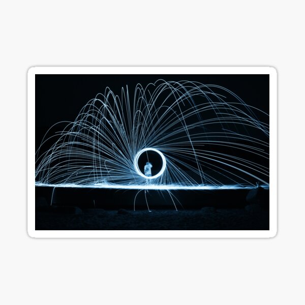 Fire Spinning no.8 Sticker