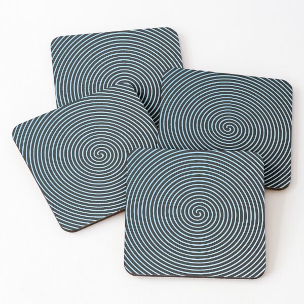 Artikelvorschau, Hypnotische blaue Spirale entworfen und verkauft von artpirate.
