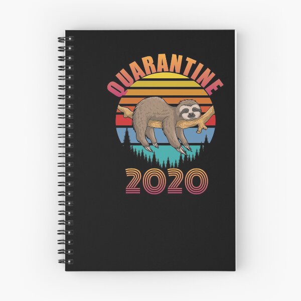 Item preview, Funny Sloth quarantined 2020 designed and sold by TopDesignArt.