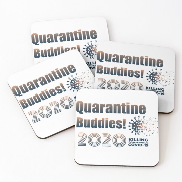 Item preview, quarantine buddies 2020 designed and sold by TopDesignArt.