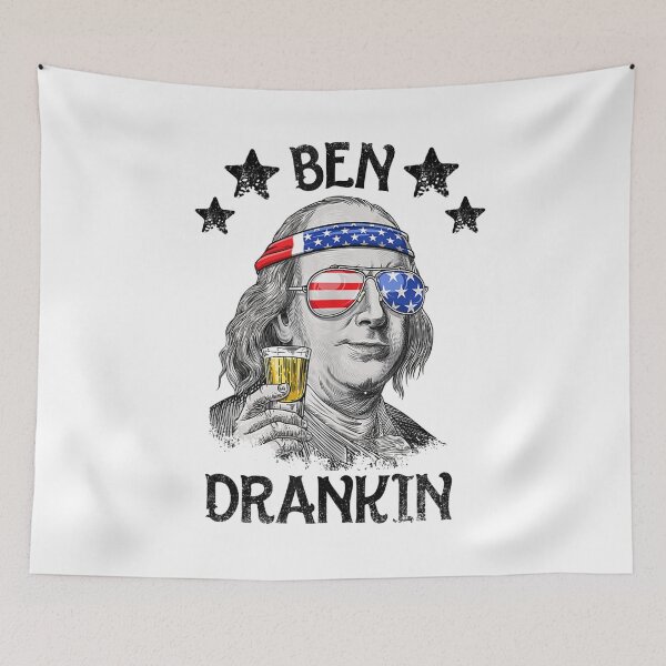 Item preview, Ben Drankin 4th of July Patriotic Funny  designed and sold by Nouri King.