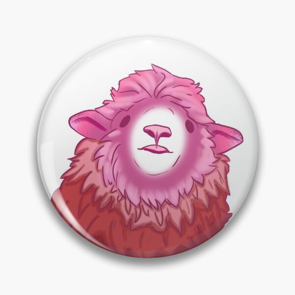Item preview, Lesbian Cottagecore Sheep designed and sold by Icarian Ashes.