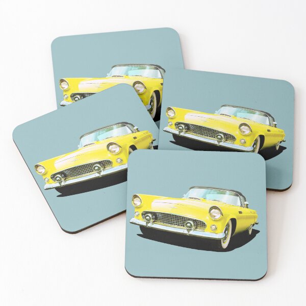 Item preview, 1956 Thunderbird in yellow designed and sold by candc-retro.