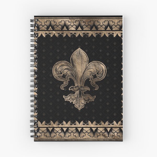 Item preview, Fleur-de-lis - Black and Gold designed and sold by k9printart.