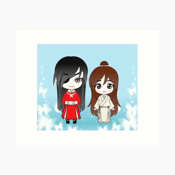 mo dao zu shi Q couple chibi Metal Print for Sale by NamG7