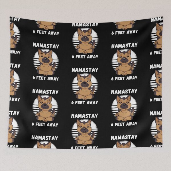 Item preview, Namastay 6 Feet Away designed and sold by BadJokesClub.