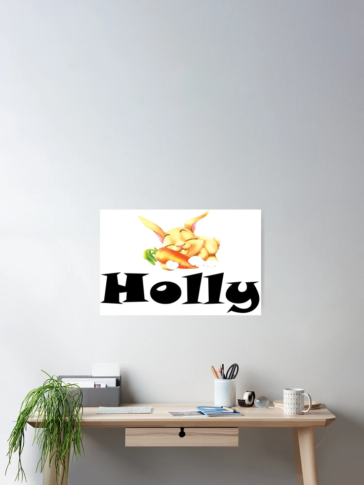 Thumbnail 2 of 3, Poster, Holly Rabbit designed and sold by ProjectX23.