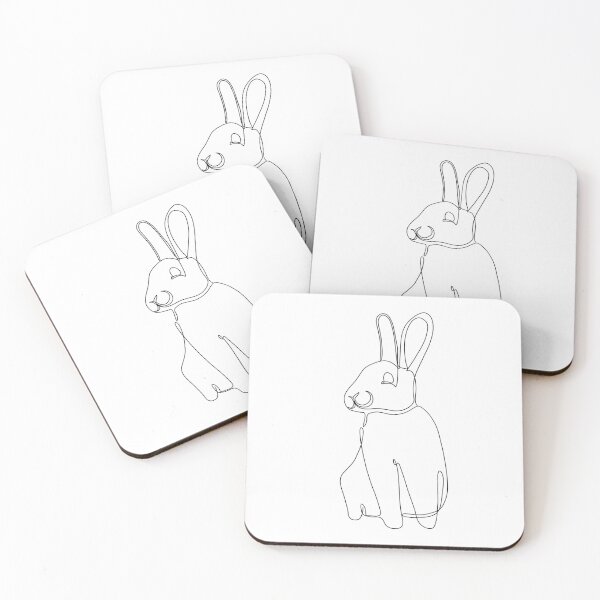 Item preview, Bunny Outline designed and sold by SoftBlushSarah.