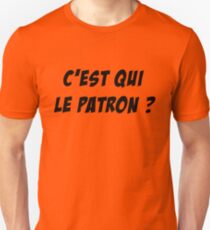 Camiseta unisex c'est qui le patron