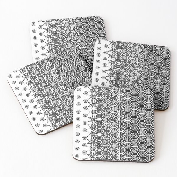 Item preview, Morphed Monochrome. Funky. Black. White. Pattern Design designed and sold by shirtdan.