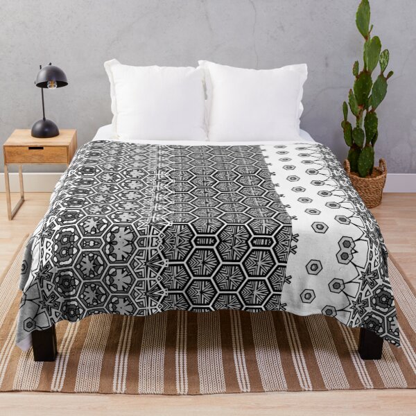 Item preview, Morphed Monochrome. Funky. Black. White. Pattern Design designed and sold by shirtdan.