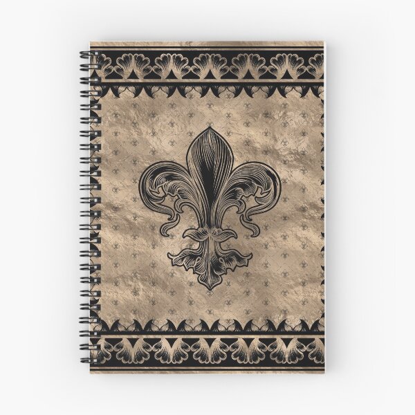Item preview, Fleur-de-lis - Black and Gold designed and sold by k9printart.