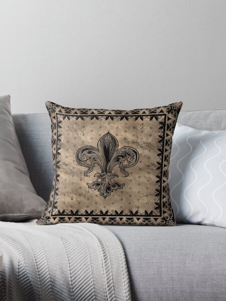 Fleur de lis cushions hotsell