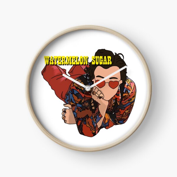 HARRY STYLES WATERMELON SUGAR DRAWING Clock