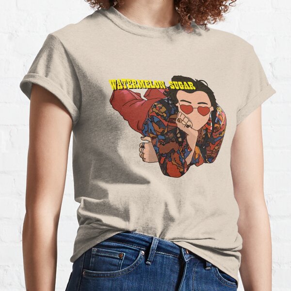 HARRY STYLES WATERMELON SUGAR DRAWING Classic T-Shirt
