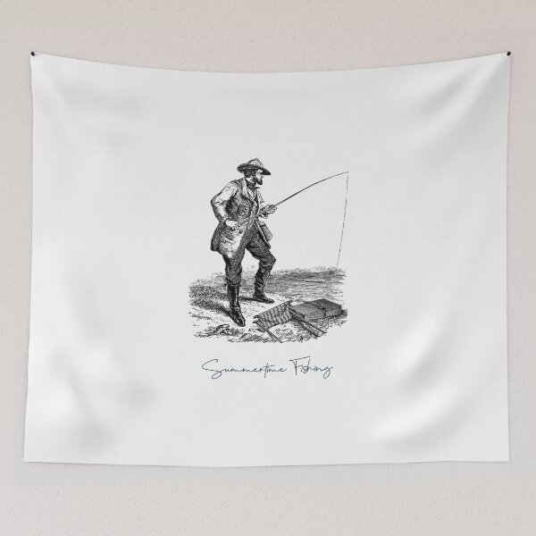 Item preview, Old School Summertime Fishing designed and sold by FlauntMerch.