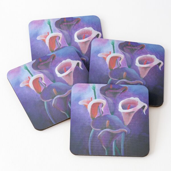 Item preview, Purple Callas Lilac And Purple Art designed and sold by taiche.