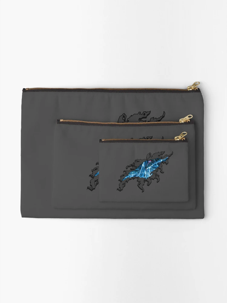 Thumbnail 2 of 4, Zipper Pouch, City Rip designed and sold by WildGeometric.