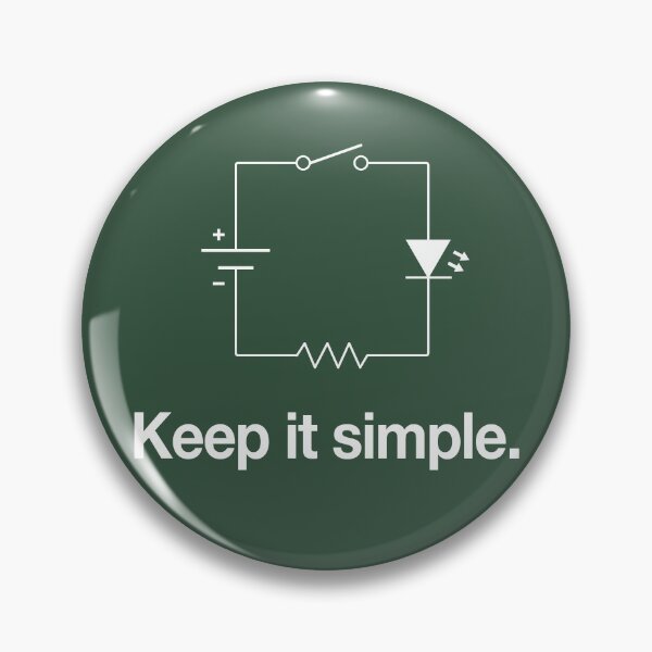 Item preview, Keep it simple electronic circuit for tech lovers, nerd and geek designed and sold by cinemadnesshirt.
