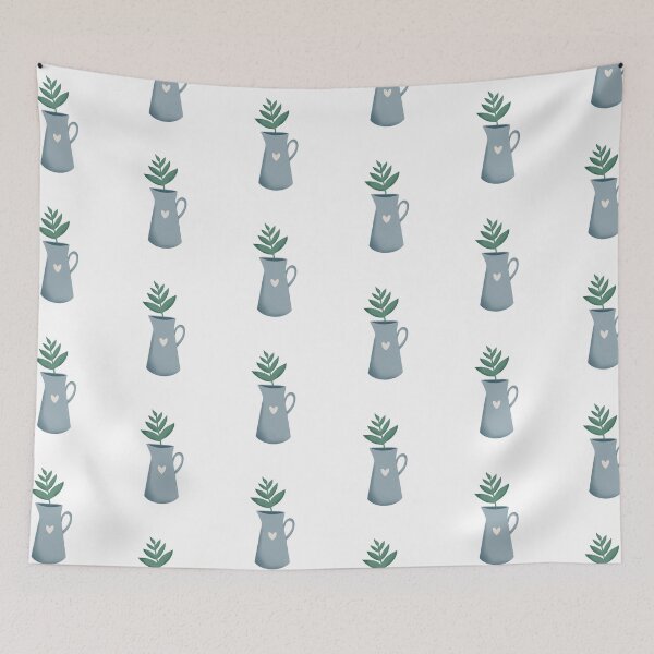 Item preview, Leaf in jug doodle  designed and sold by rumbie.