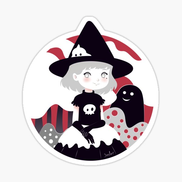  Little witch Sticker