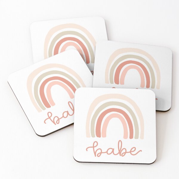 Artikelvorschau, Boho Rainbow Babe Minimalist Modern Neutral Burnt Orange Design entworfen und verkauft von DoubleBrush.