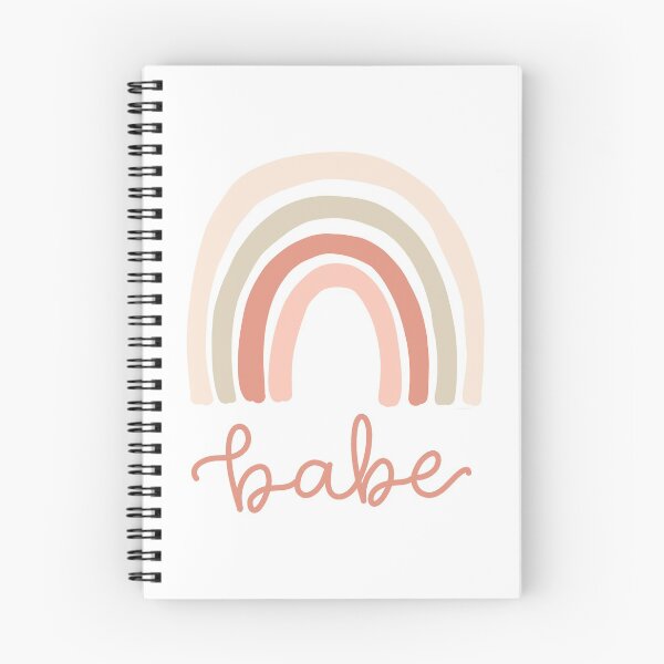 Item preview, Boho Rainbow Babe Minimalista Moderno Neutro Naranja Quemado Diseño designed and sold by DoubleBrush.