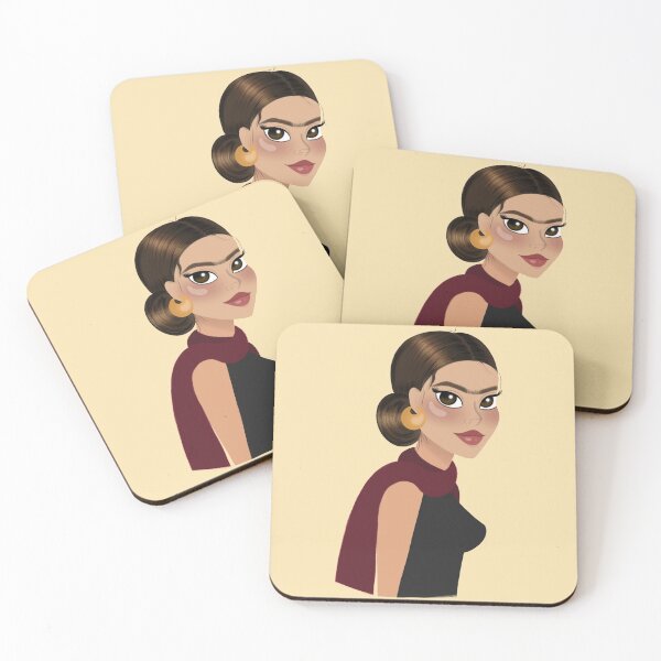 Item preview, modern day frida kahlo illustration designed and sold by aserialartist.