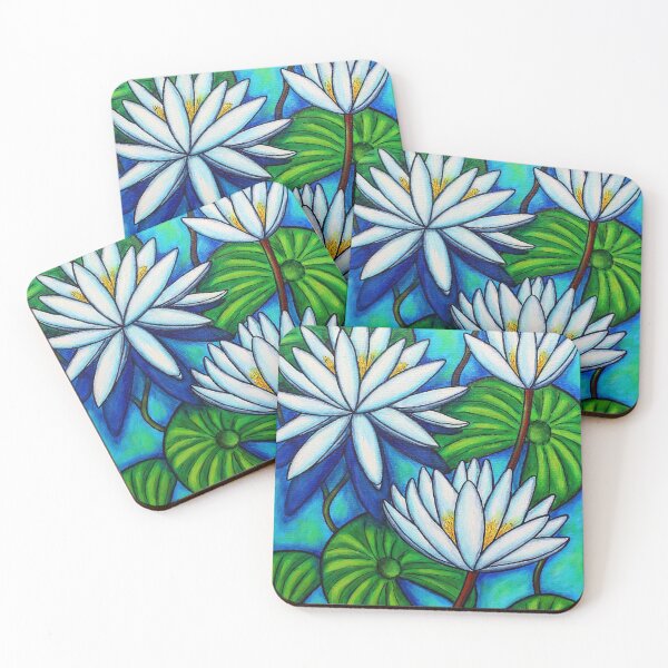 Item preview, Nymphaea Blue designed and sold by Lisa Lorenz Paintings.