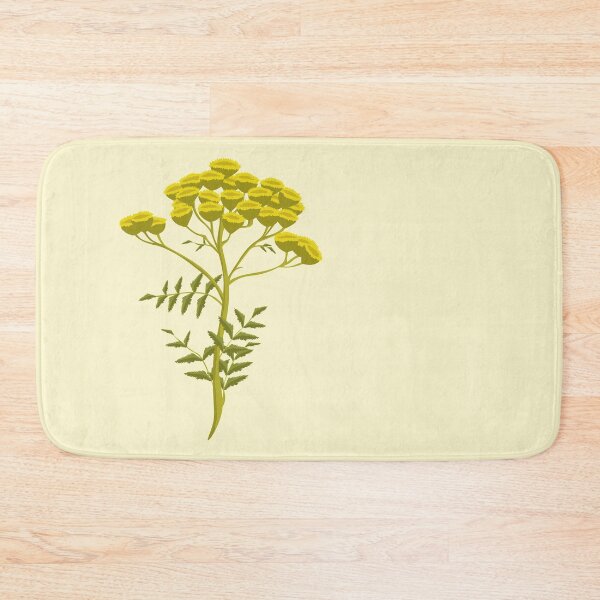 Item preview, Tansy Flowers - Hand-painted Floral Artwork of the Herb Tansy designed and sold by Thordur Sturluson.