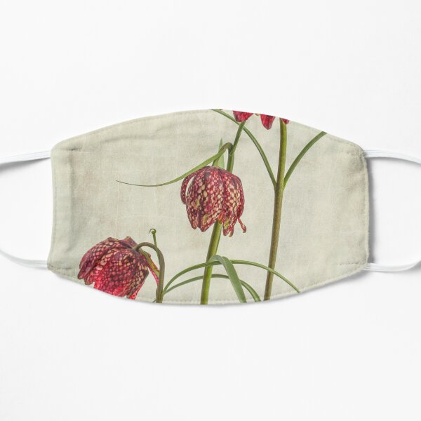 Flowers of the Fritillaria meleagris Mask