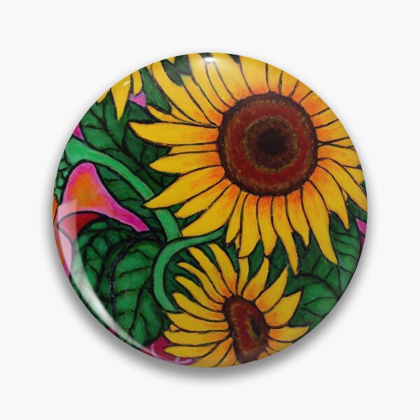 Item preview, Saturday Morning Sunflowers designed and sold by Lisa Lorenz Paintings.