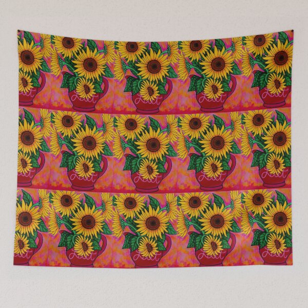 Item preview, Saturday Morning Sunflowers designed and sold by Lisa Lorenz Paintings.