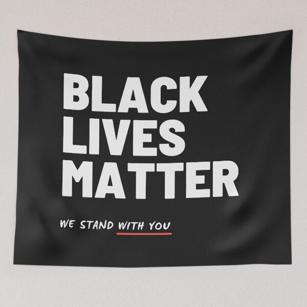 Item preview, We Stand With You - Black Lives Matter designed and sold by mydoodlesateme.