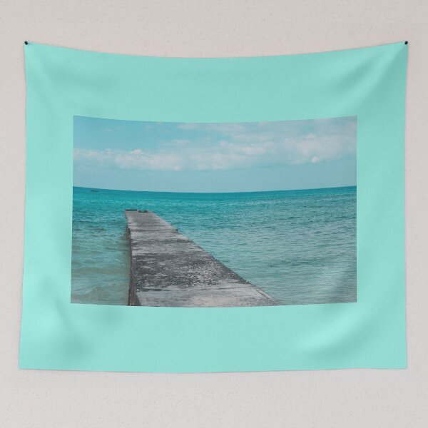 Item preview, Pier in the Caribbean ocean designed and sold by Photopat.